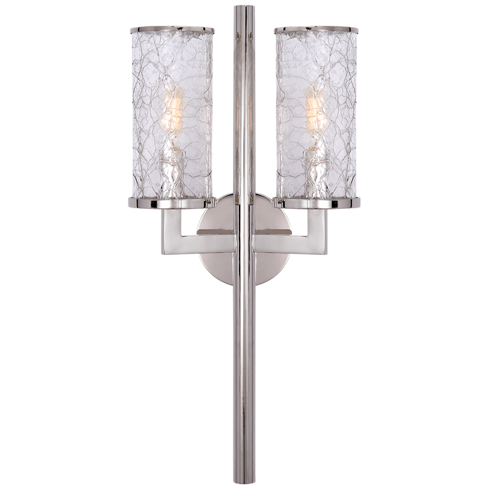 Liaison Double Sconce - Polished Nickel