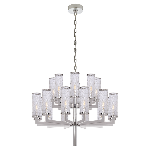 Liaison Double Tier Chandelier - Polished Nickel