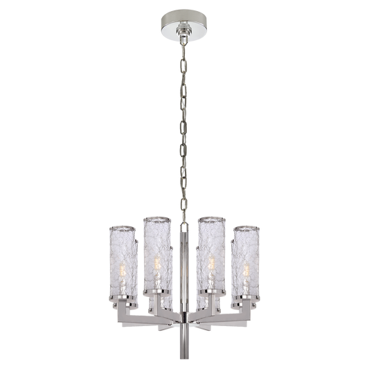 Liaison Single Tier Chandelier - Polished Nickel