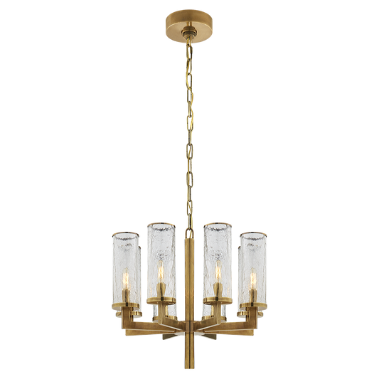 Liaison Single Tier Chandelier - Antique Burnished Brass