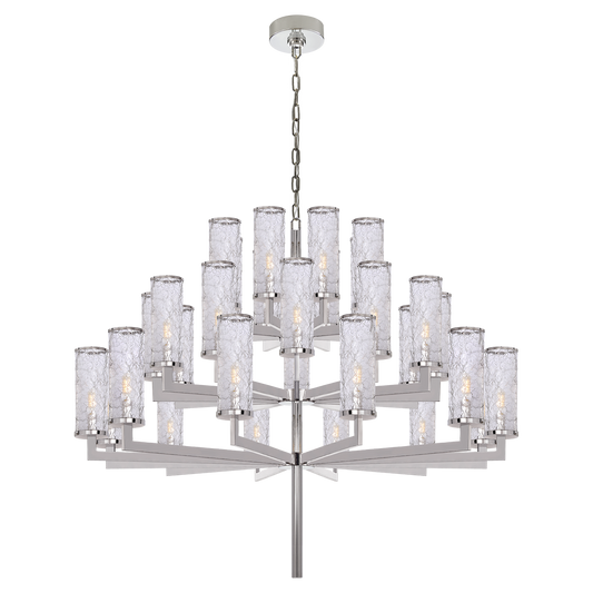 Liaison Triple Tier Chandelier - Polished Nickel