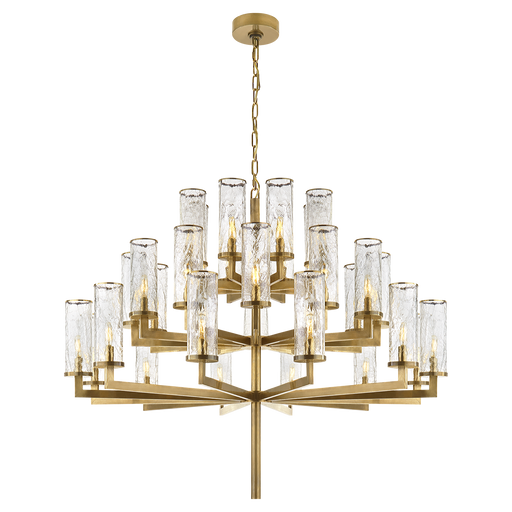 Liaison Triple Tier Chandelier - Antique Burnished Brass