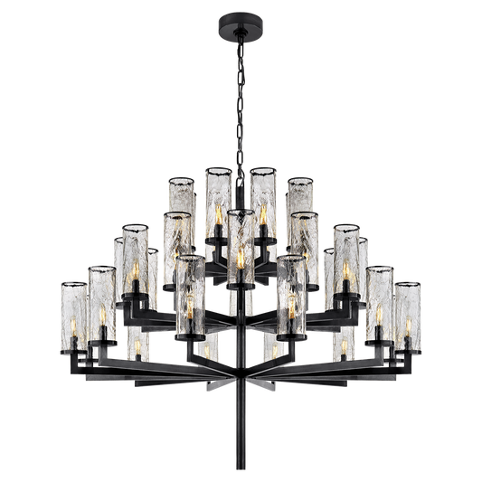 Liaison Triple Tier Chandelier - Bronze