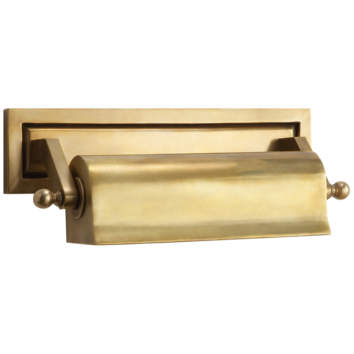 Library Small Picture Light - Hand-Rubbed Antique Brass Finish