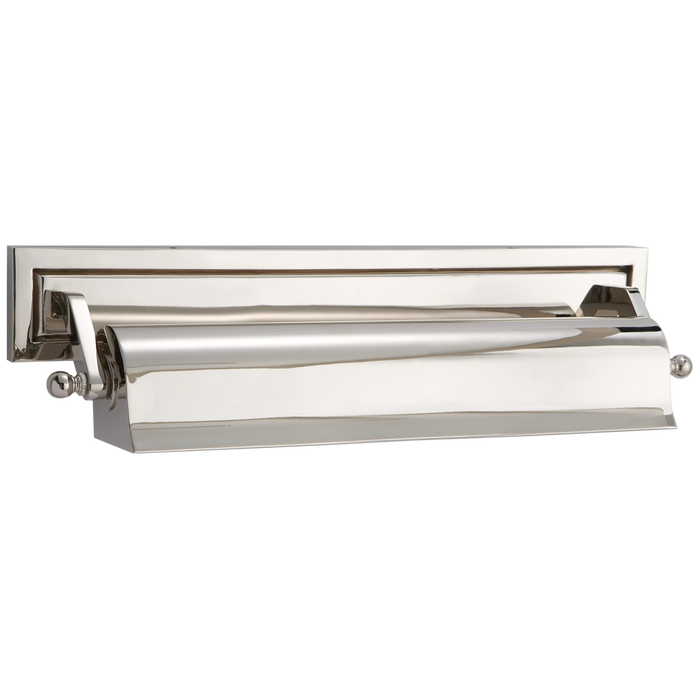 Library Medium Picture Light - Polished Nickel Finish