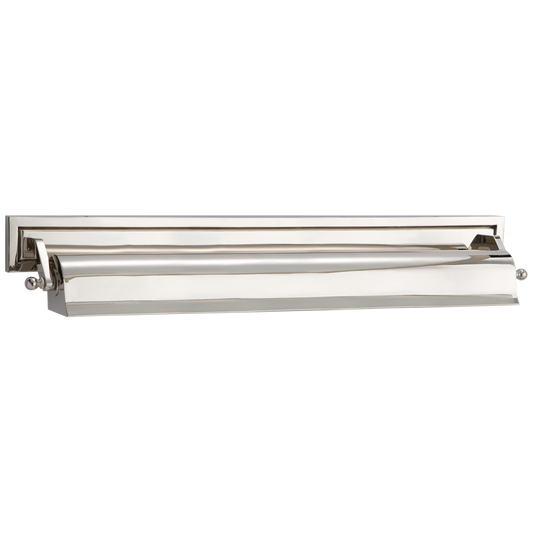 Library Large Picture Light - Polished Nickel Finish