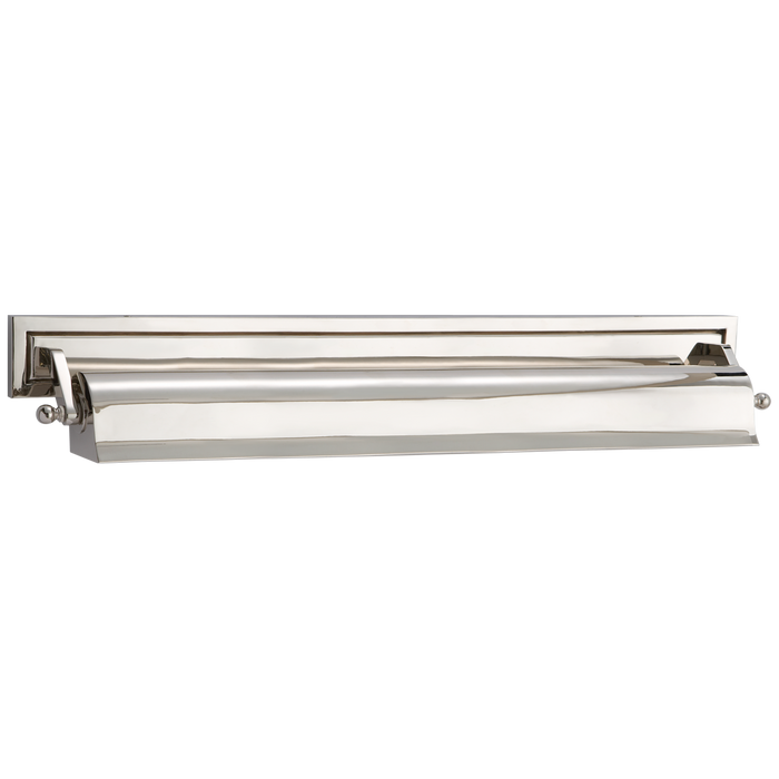 Library Large Picture Light - Polished Nickel Finish