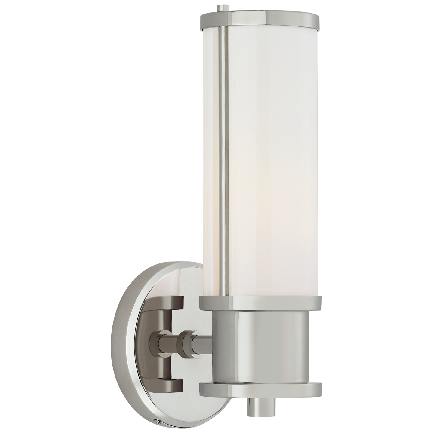 Lichfield Single Sconce - Polished Nickel Finish