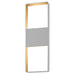 Light Frames 21" Up Down Outdoor LED Wall Sconce - Gray