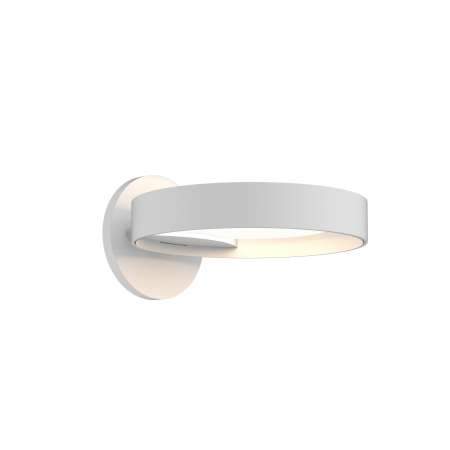 Light Guide Ring LED Wall Sconce Satin - White/Satin White