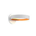 Load image into Gallery viewer, Light Guide Ring LED Wall Sconce - White/Apricot
