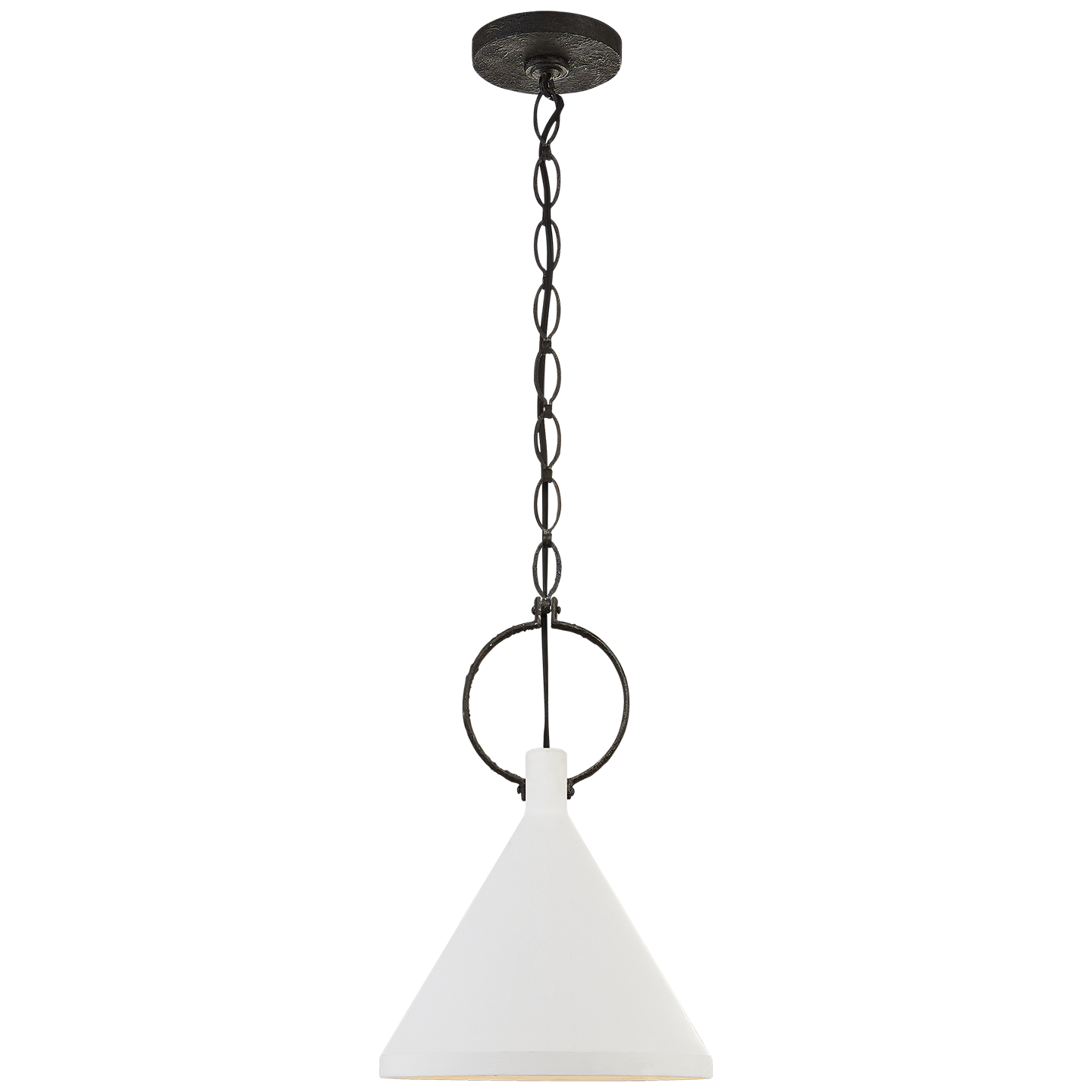 Limoges Medium Pendant - Plaster White