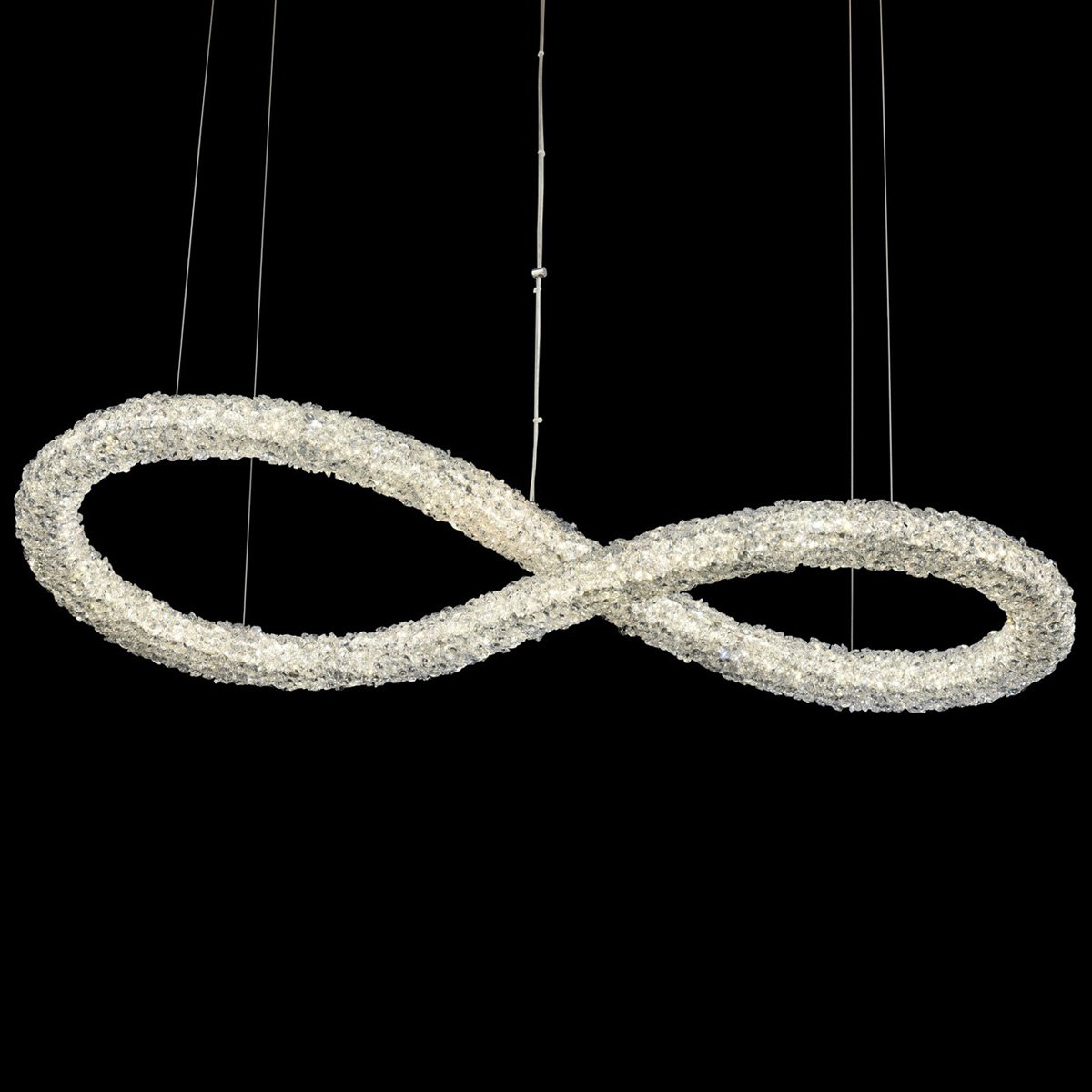 Lina Infinity Pendant - Polished Chrome