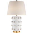 Load image into Gallery viewer, Linden Medium Lamp - White Plaster Finish
