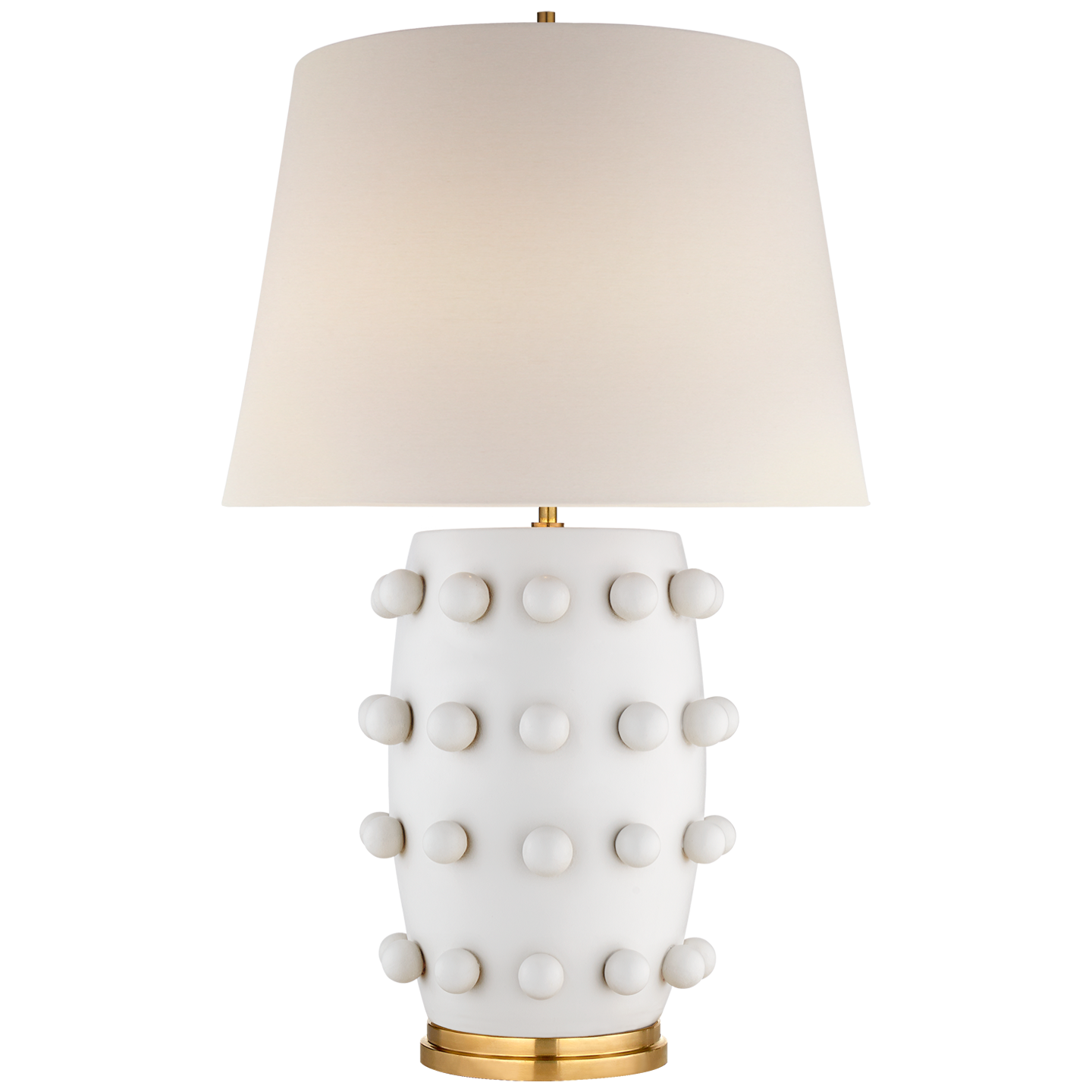 Linden Medium Lamp - White Plaster Finish