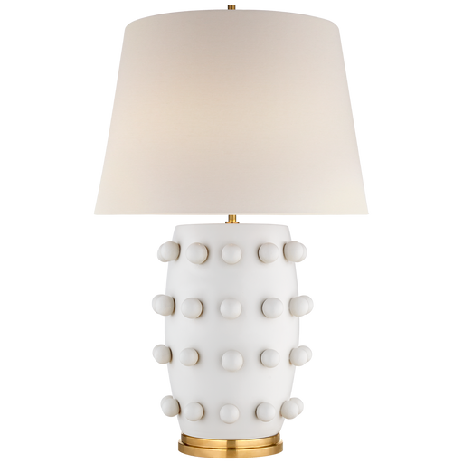 Linden Medium Lamp - White Plaster Finish