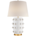 Linden Medium Lamp - White Plaster Finish