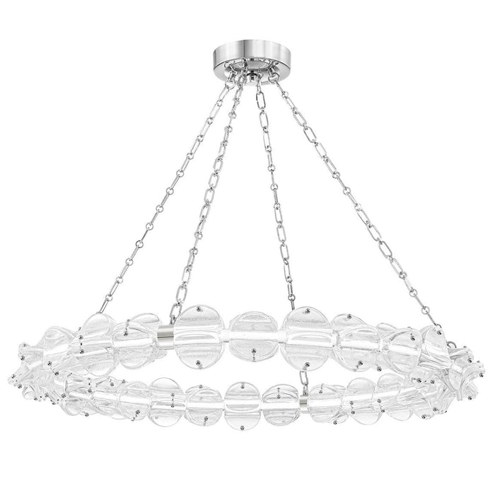 Lindley Small Chandelier - Polished Nickel Finish