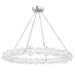 Lindley Small Chandelier - Polished Nickel Finish