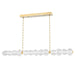 Lindley Linear Pendant - Aged Brass Finish