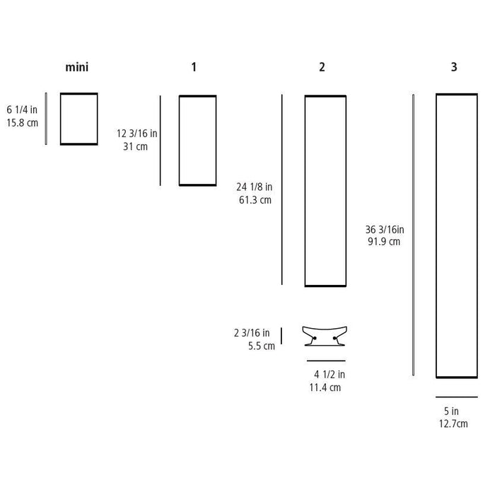 Lineacurve LED Wall/Ceiling Light - Diagram