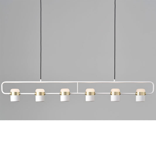 Ling PL6 Linear Suspension - Matte White Finish