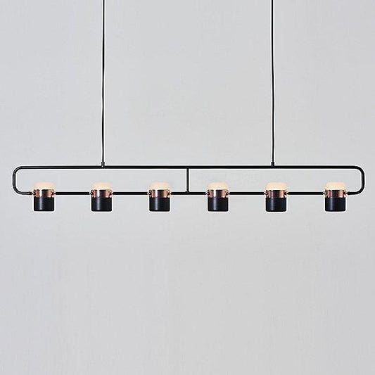 Ling PL6 Linear Suspension - Matte Black/Copper Finish