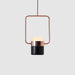 Ling V LED Mini Pendant - Matte Black/Copper Finish