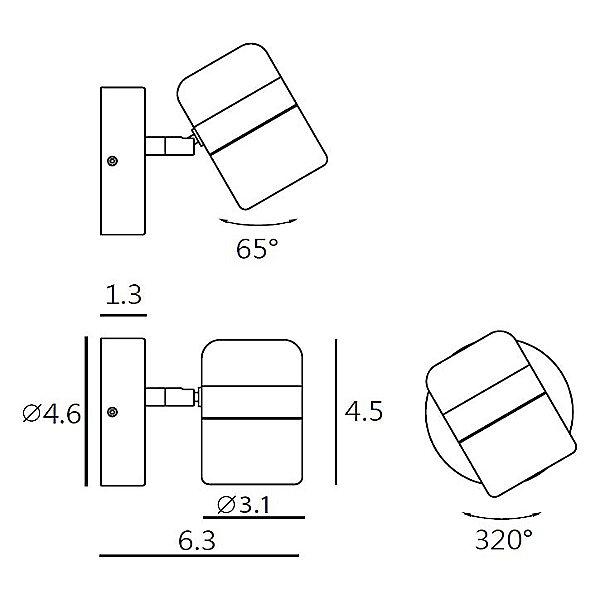 Ling Wall Sconce - Diagram
