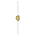 Load image into Gallery viewer, Linger Wall/Bath Light - Natural Brass Finish
