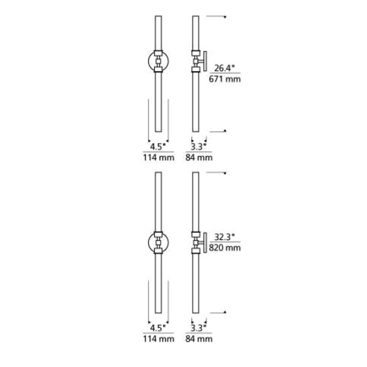 Linger Wall/Bath Light - Diagram