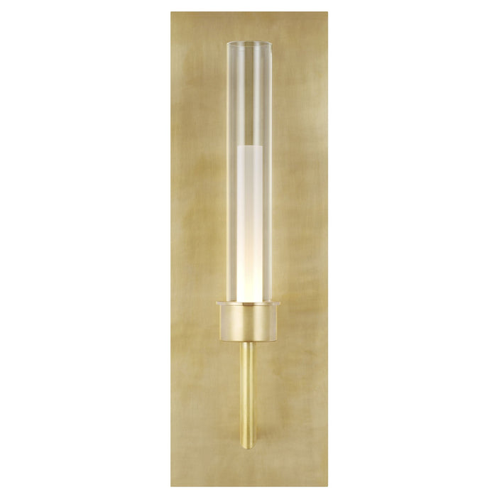 Linger Wall Sconce - Natural Brass Finish