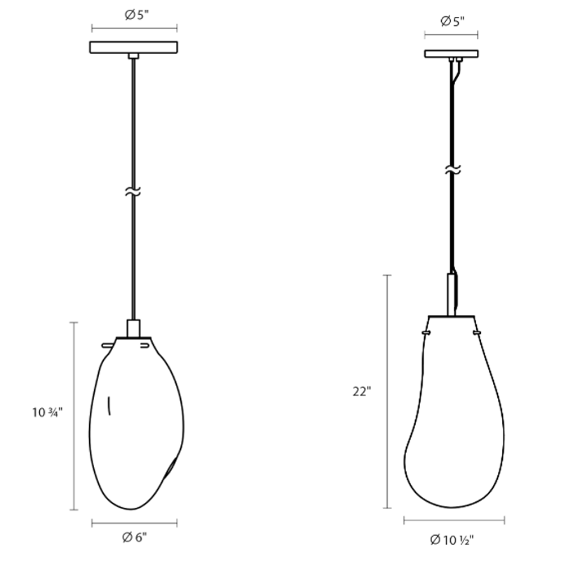 Liquid Pendant - Diagram