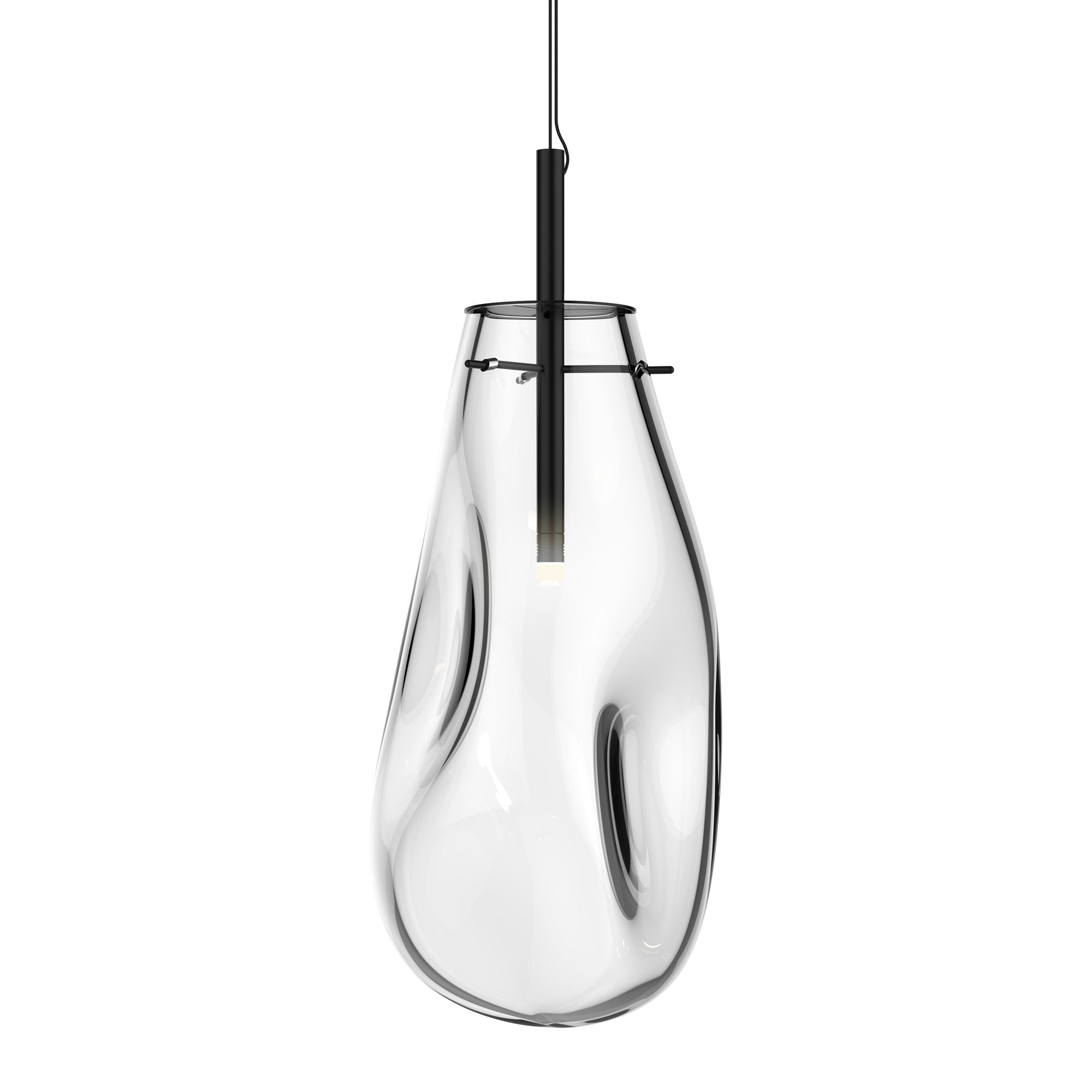 Liquid Large Pendant - Clear Glass