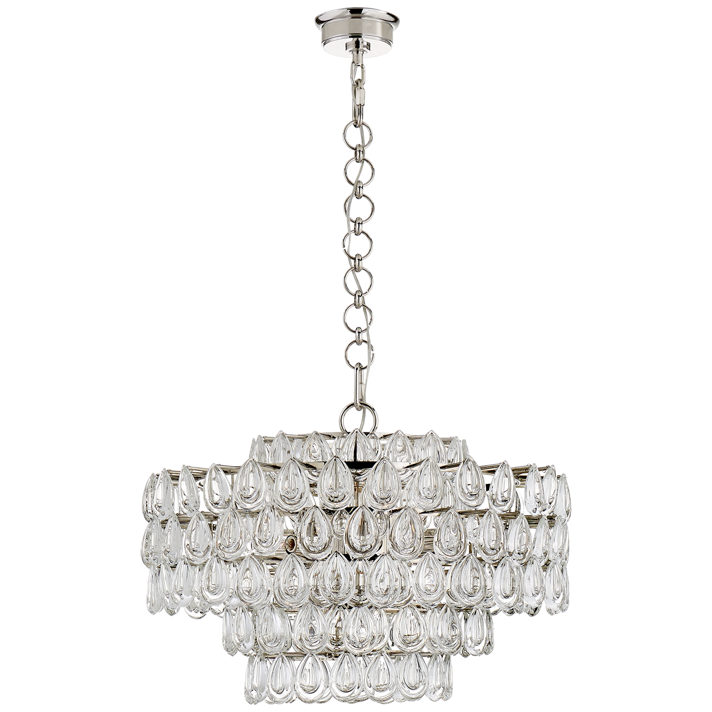 Liscia Chandelier - Polished Nickel