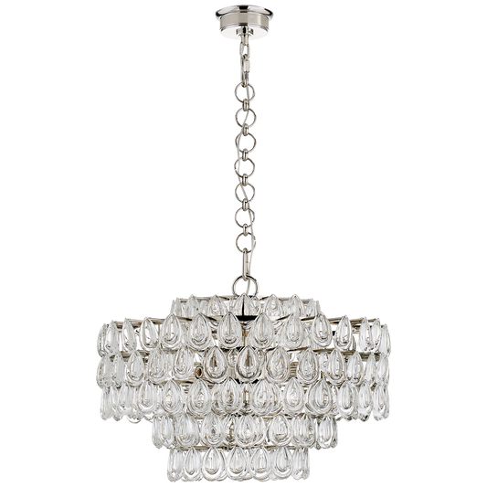 Liscia Chandelier - Polished Nickel