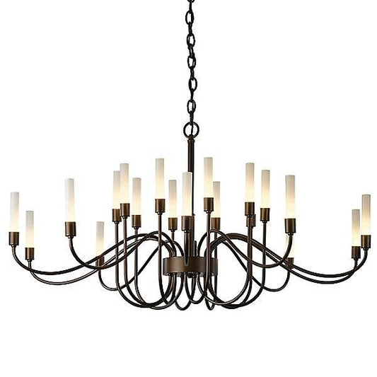 Lisse 20 Light Chandelier - Bronze
