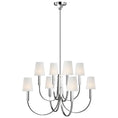 Load image into Gallery viewer, Logan Large Chandelier - Polished Nickel Finish
