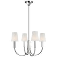 Load image into Gallery viewer, Logan Medium Chandelier - Polished Nickel Finish
