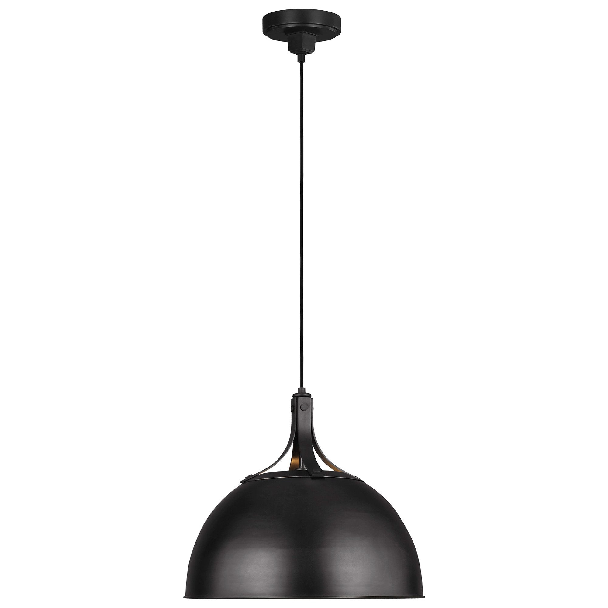 Logan Large Pendant - Aged Iron Finish