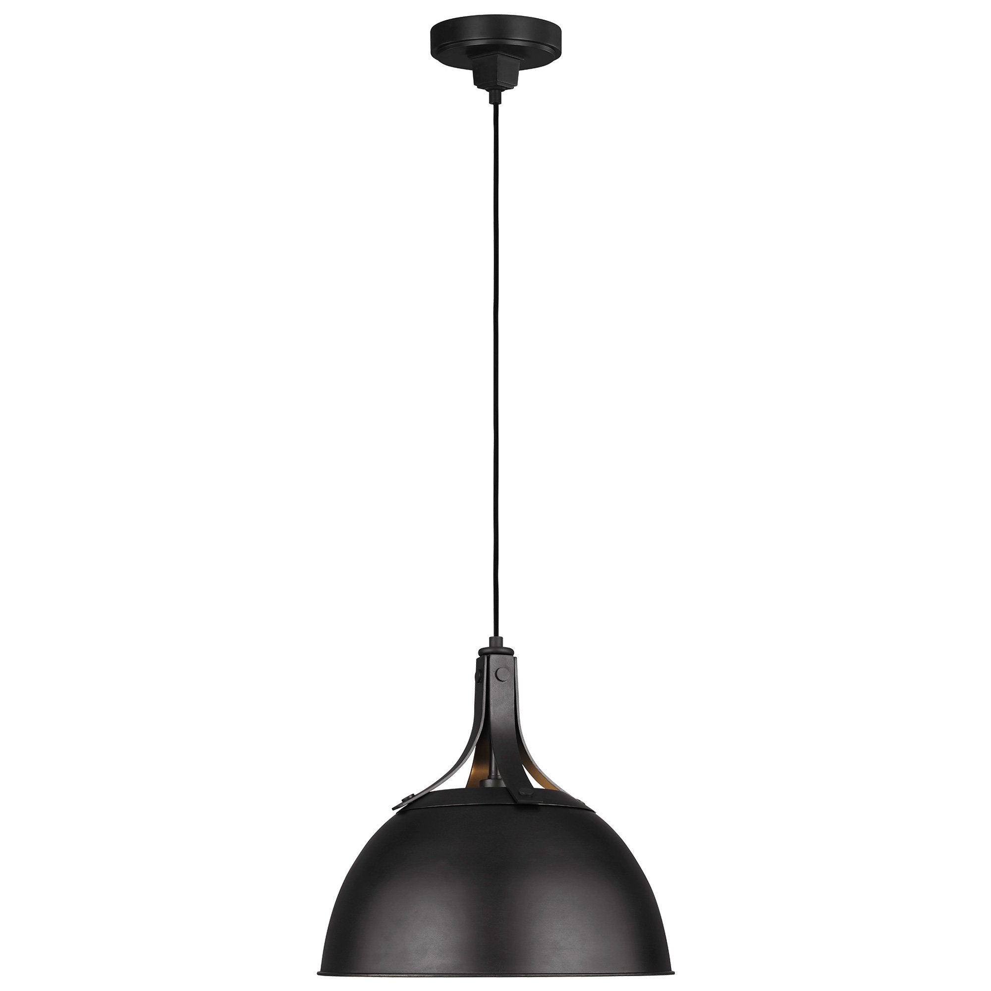 Logan Medium Pendant - Aged Iron Finish