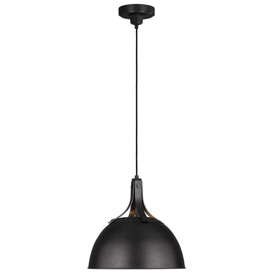 Logan Medium Pendant - Aged Iron Finish