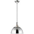 Load image into Gallery viewer, Logan Medium Pendant - Polished Nickel Finish
