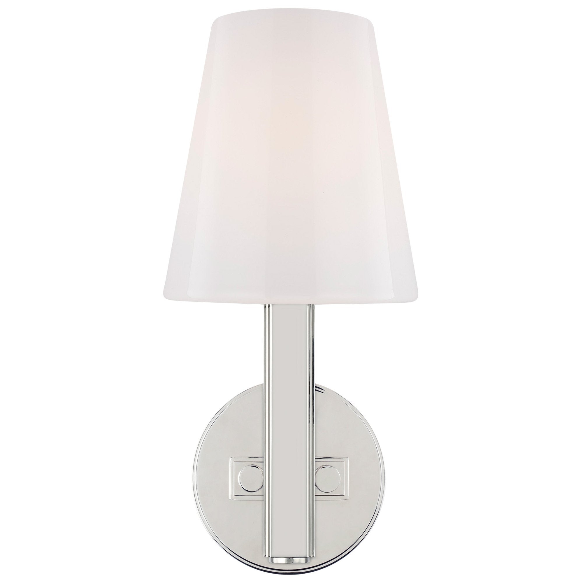 Logan Wall Sconce - Polished Nickel Finish