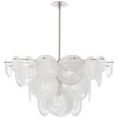 Load image into Gallery viewer, Loire Large Chandelier - Polished Nickel Finish
