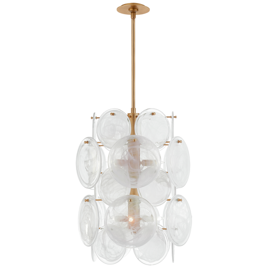 Loire Medium Barrel Chandelier - Gild Finish