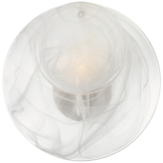 Loire Small Sconce - Polished Nickel Finish