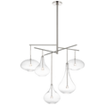 Load image into Gallery viewer, Lomme XL Chandelier - Polished Nickel Finish
