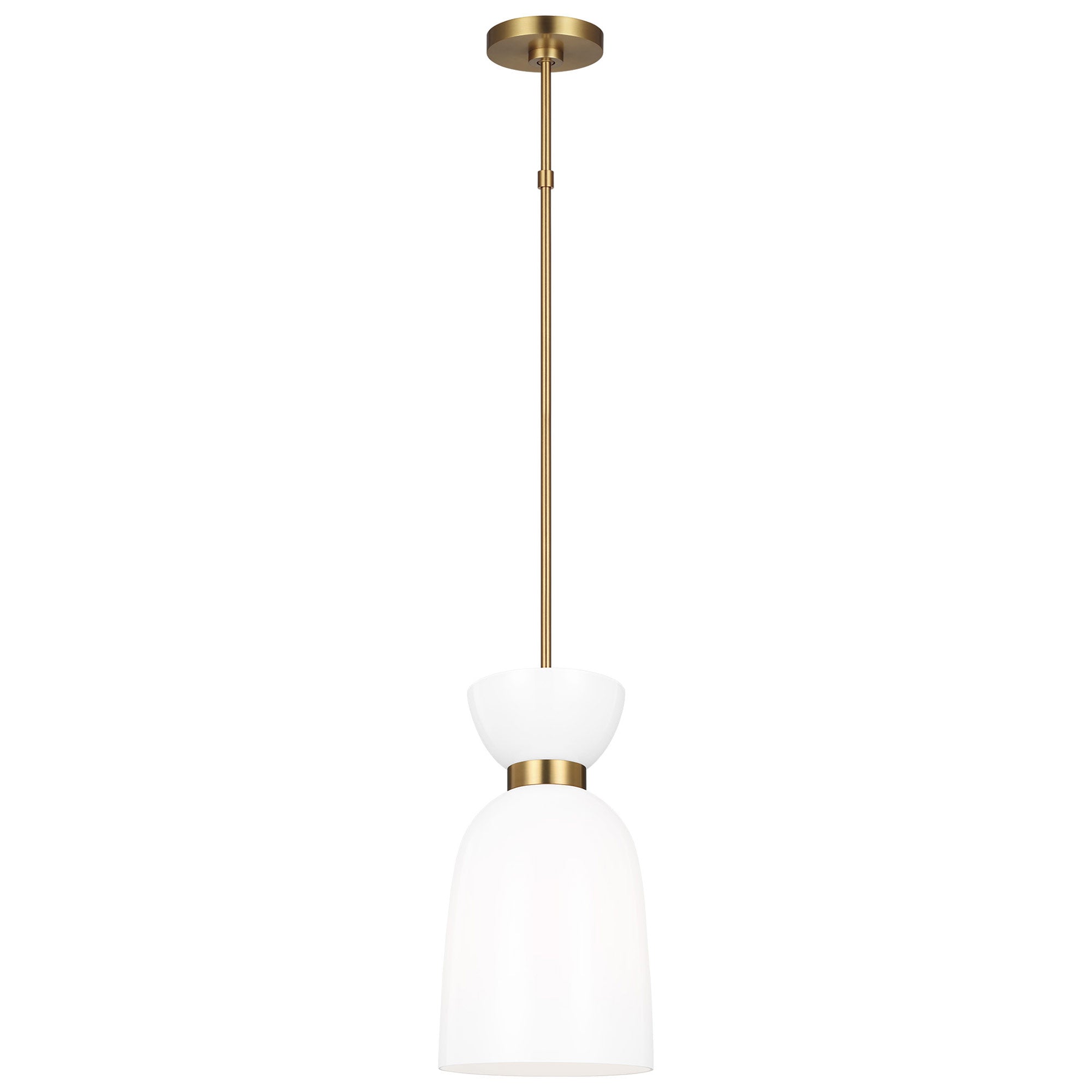 Londyn Tall Pendant - Burnished Brass