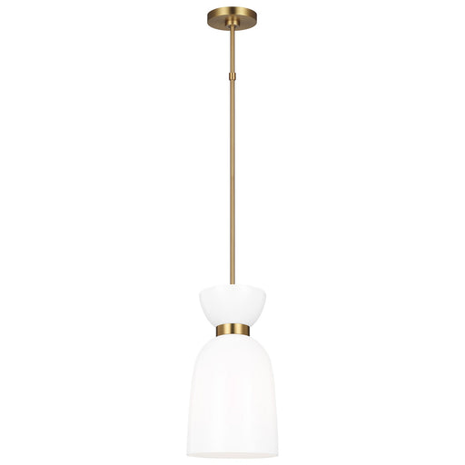 Londyn Tall Pendant - Burnished Brass